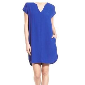Madewell Mini Dress Women's XS Cobalt Blue Morningside Shift Do jour Tunic